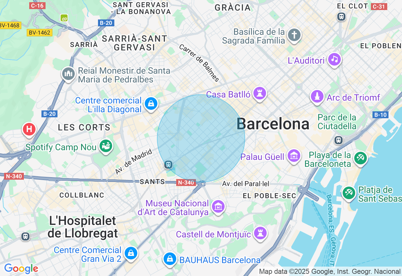 Mapa de la ubicación