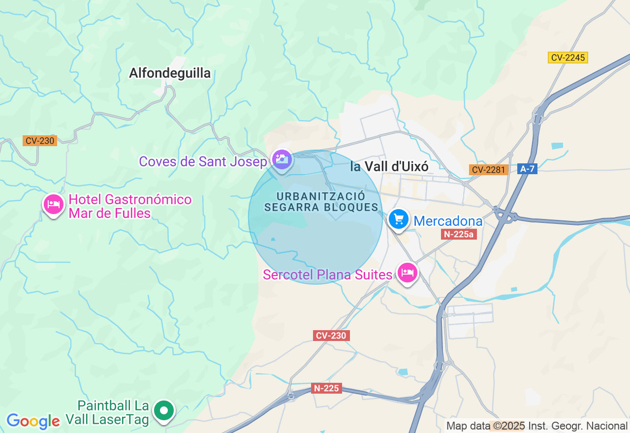 Mapa de la ubicación