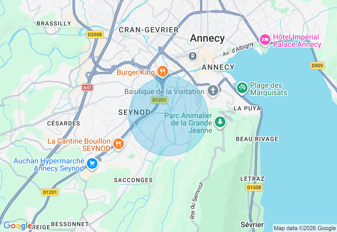 Carte de l'emplacement