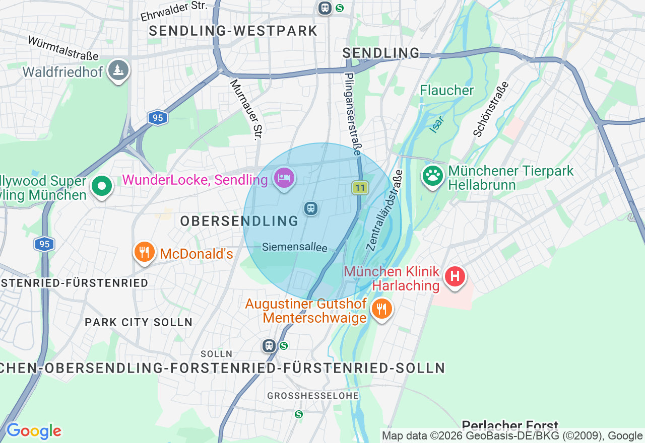 Kartenansicht der Location
