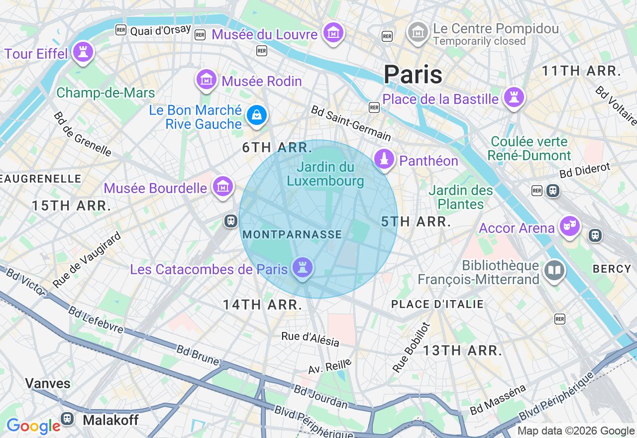 Carte de l'emplacement