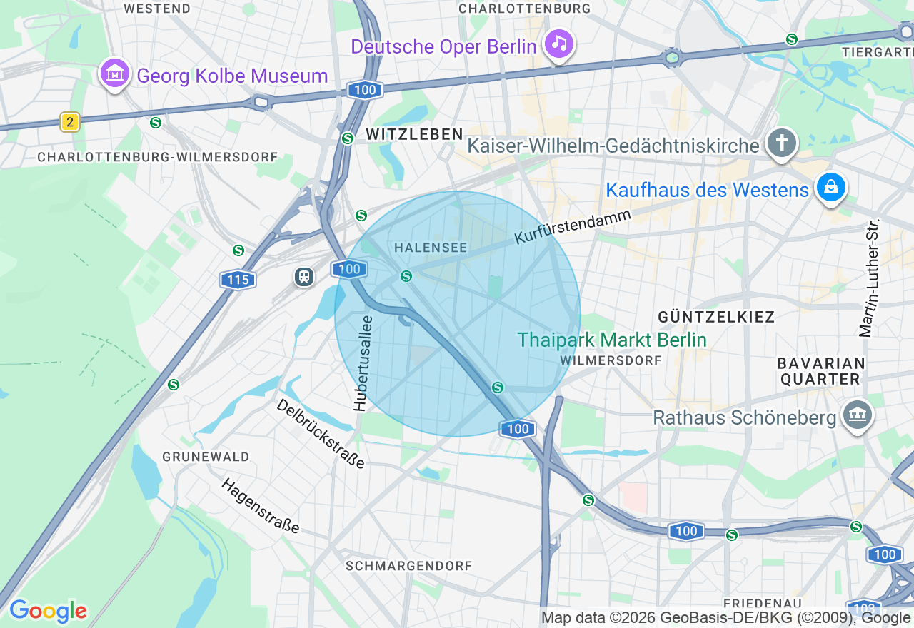 Kartenansicht der Location