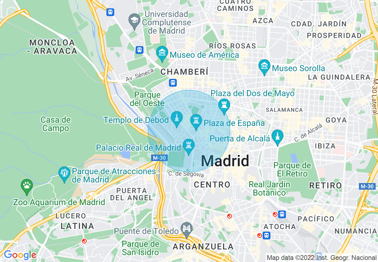 Mapa de la ubicación