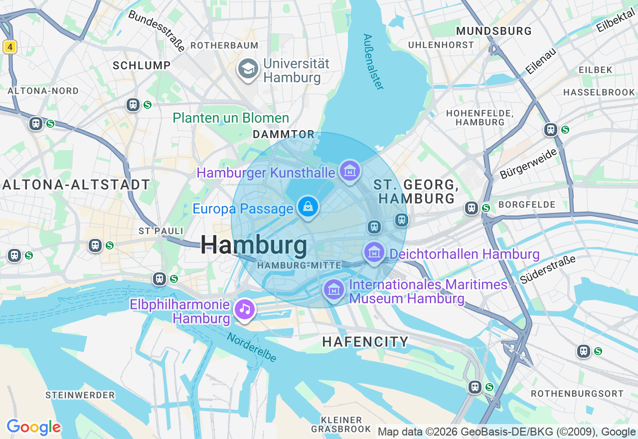Kartenansicht der Location