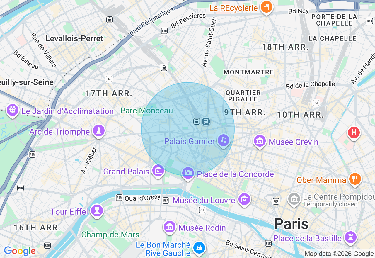 Carte de l'emplacement