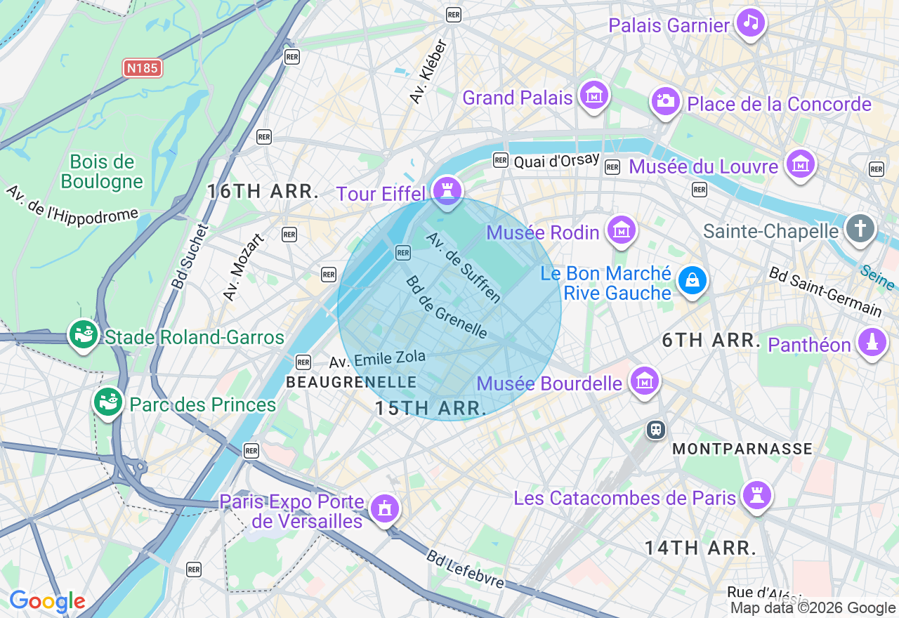 Carte de l'emplacement