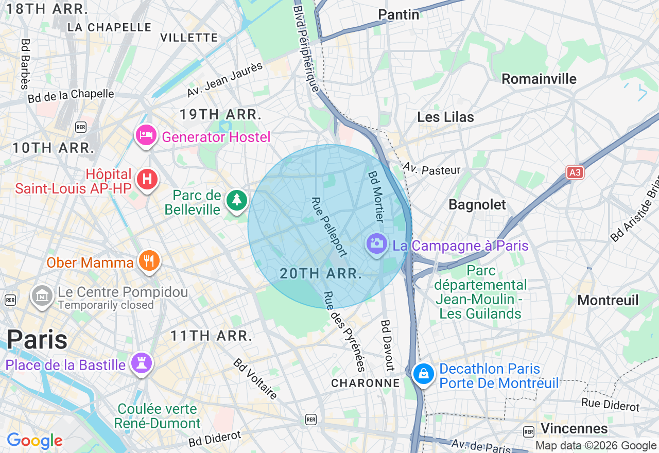 Carte de l'emplacement