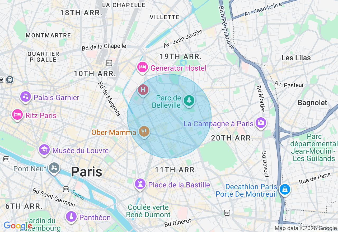 Carte de l'emplacement