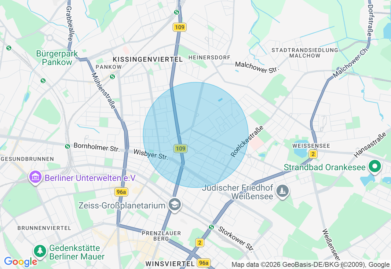 Kartenansicht der Location