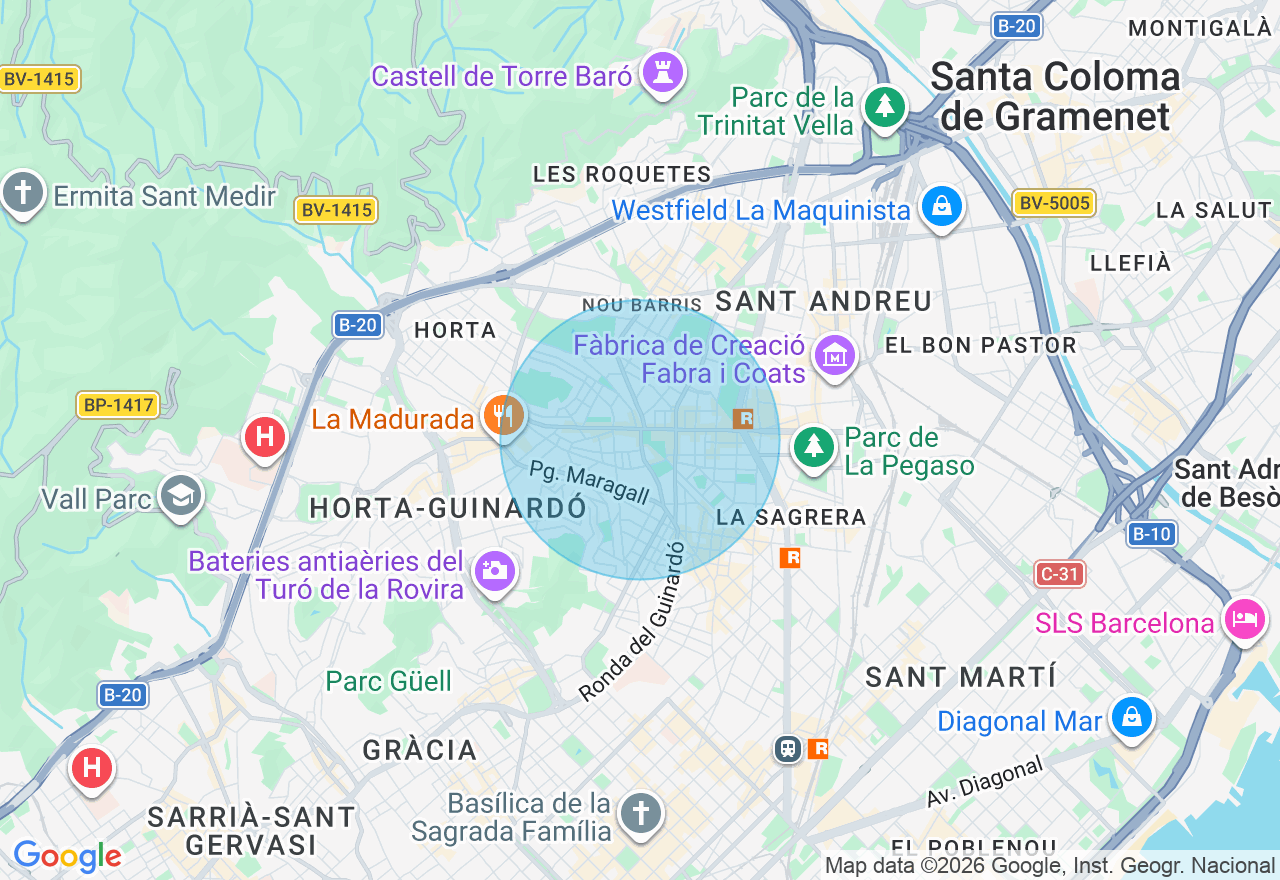 Mapa de la ubicación