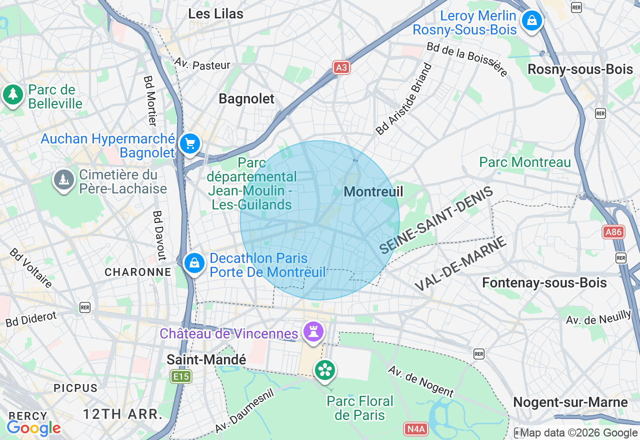 Carte de l'emplacement