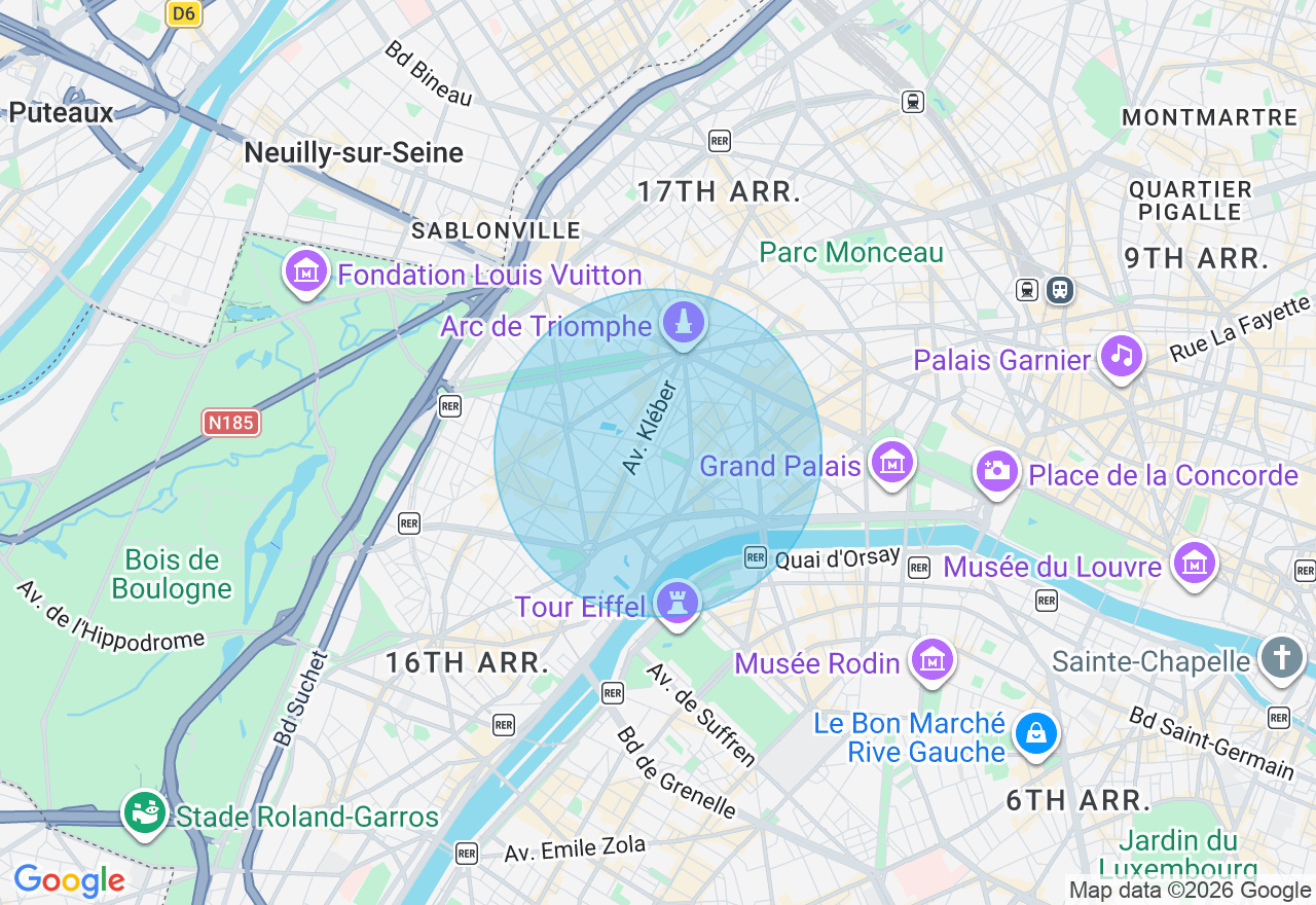 Carte de l'emplacement