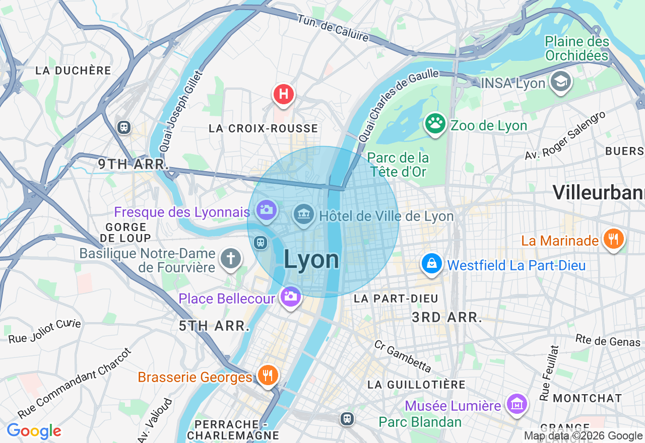 Carte de l'emplacement