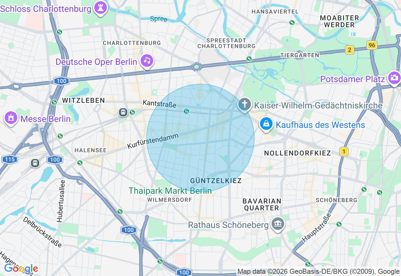 Kartenansicht der Location