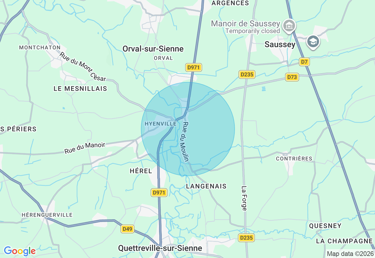 Carte de l'emplacement
