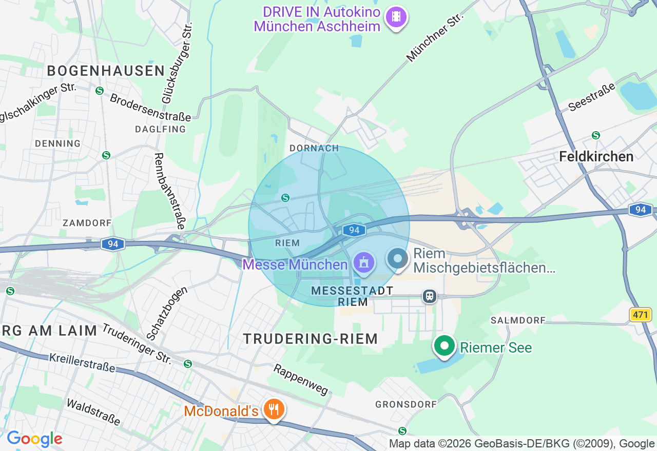 Kartenansicht der Location