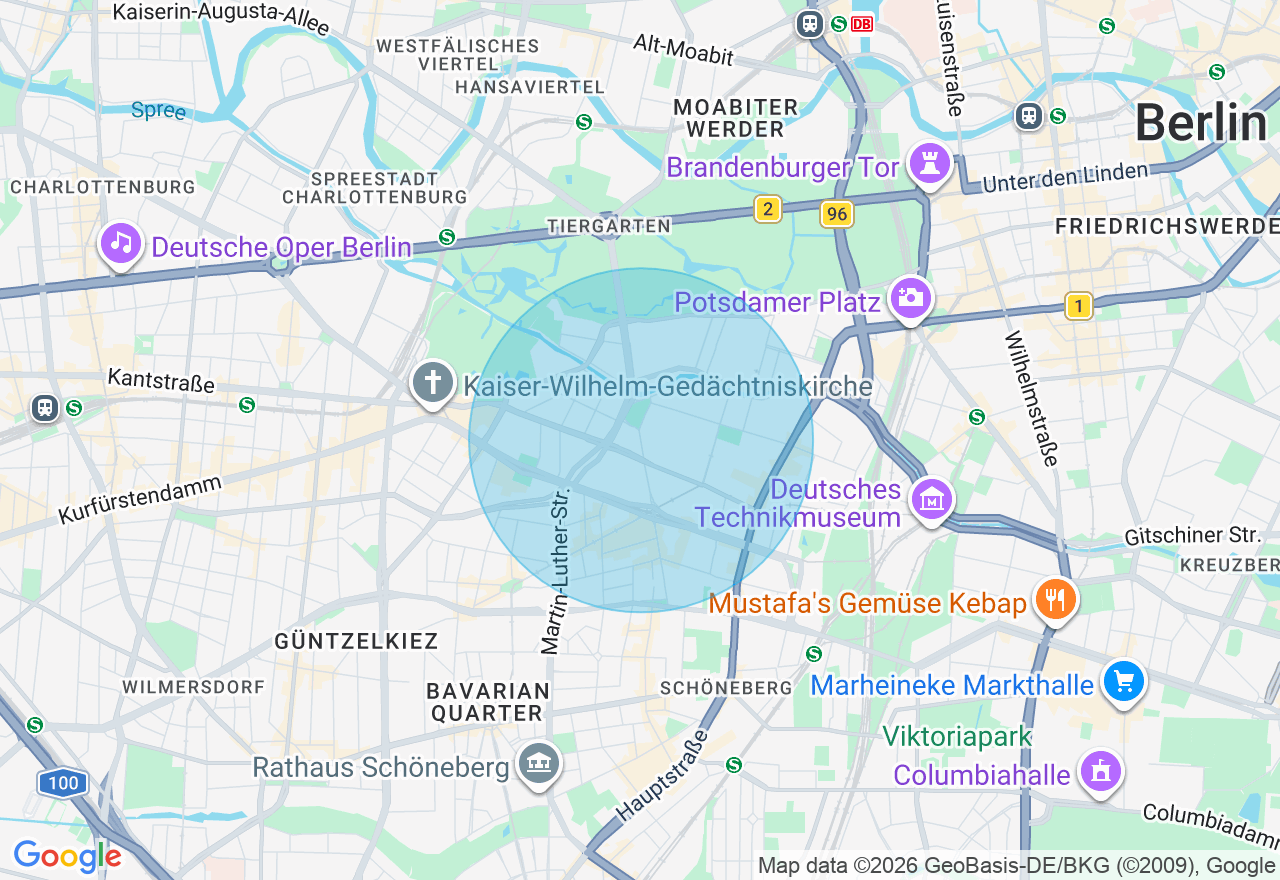 Kartenansicht der Location