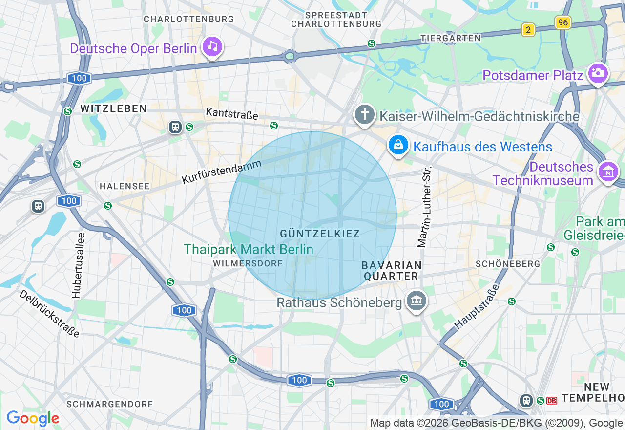 Kartenansicht der Location