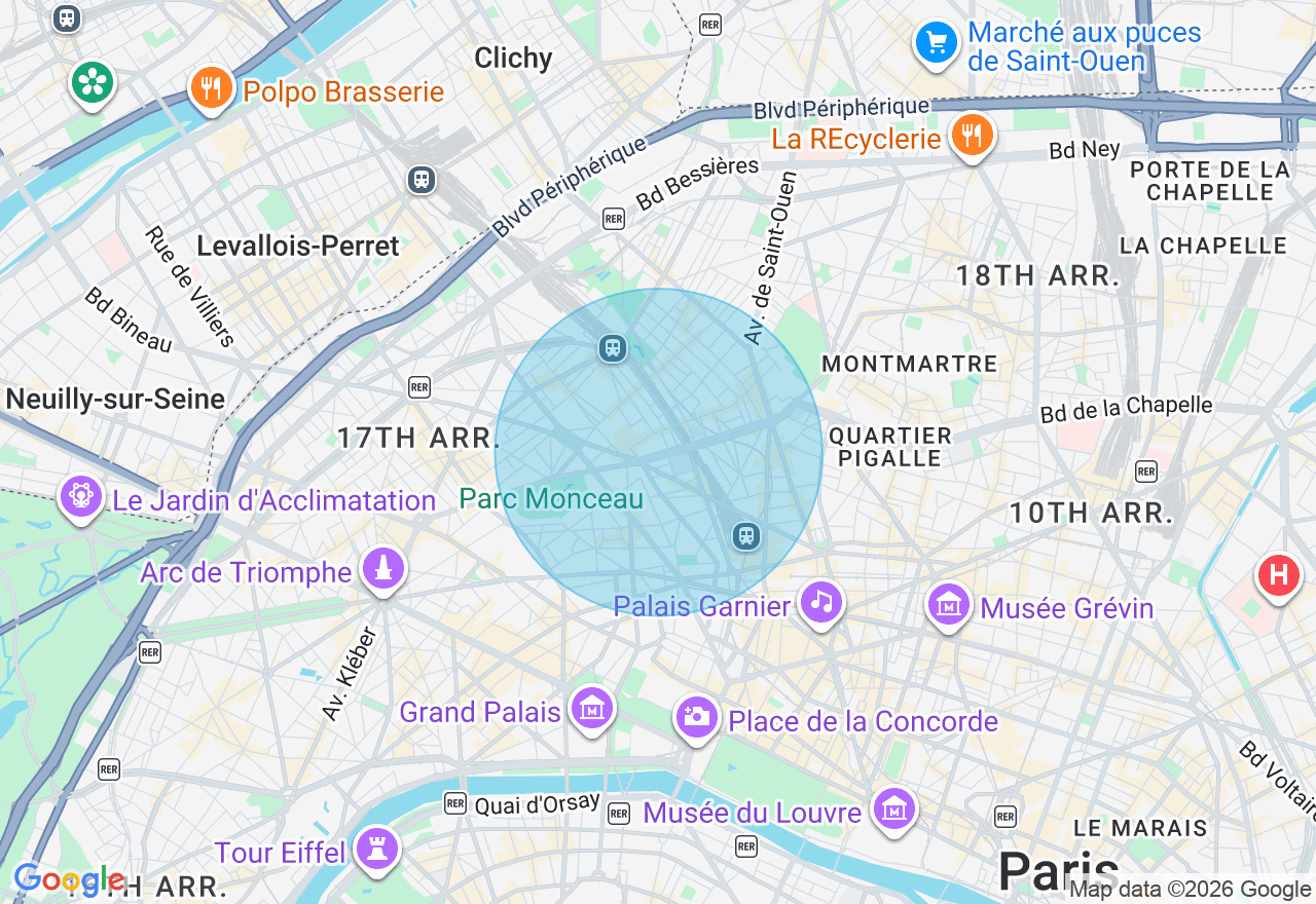 Carte de l'emplacement