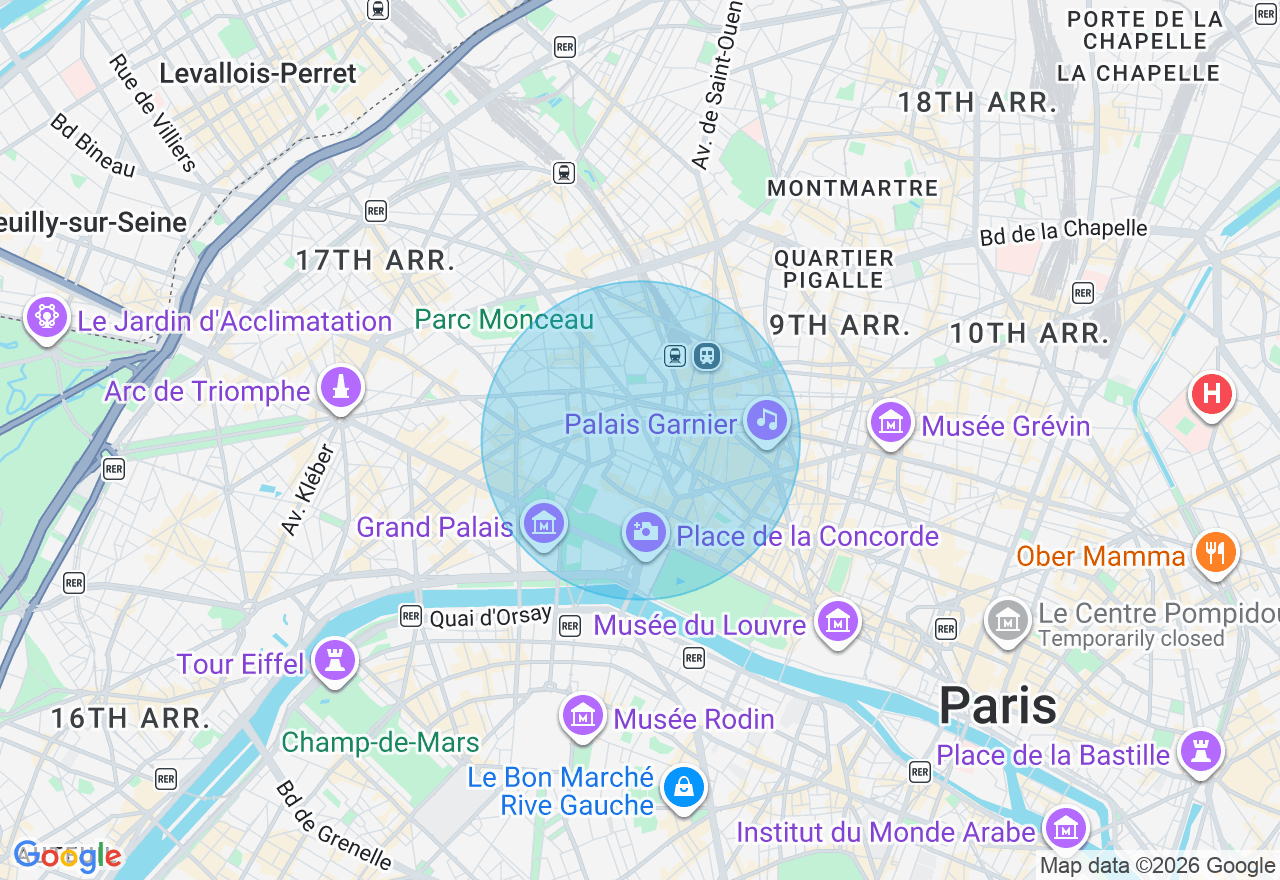 Carte de l'emplacement
