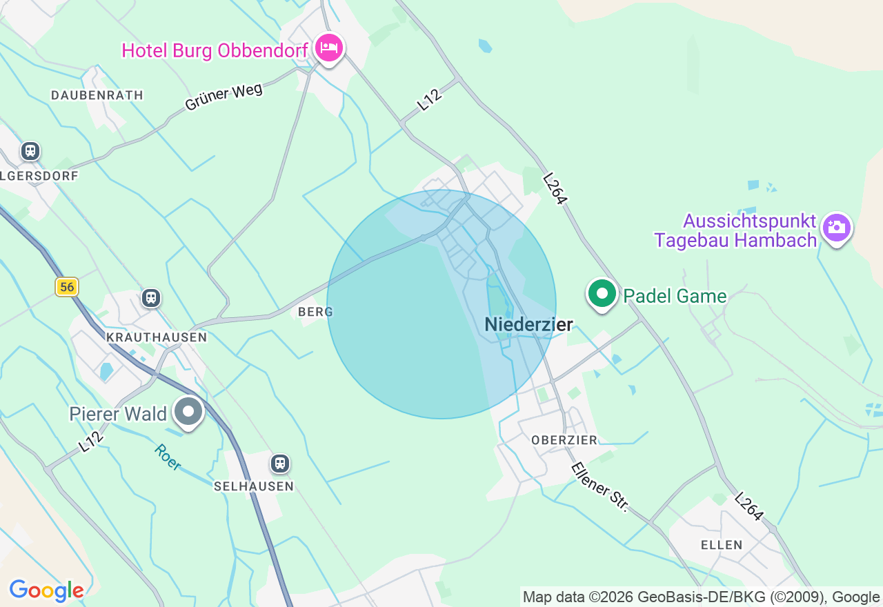 Kartenansicht der Location