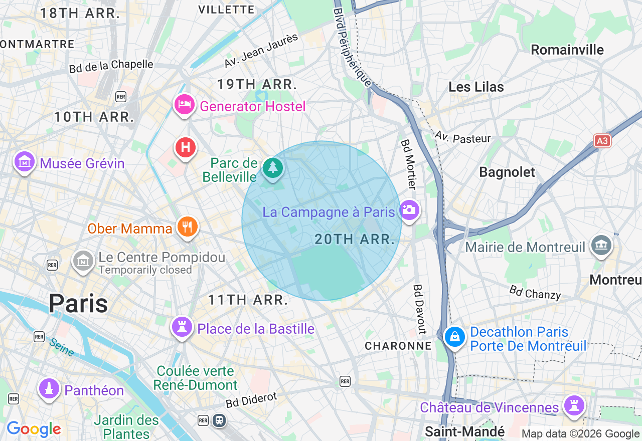 Carte de l'emplacement