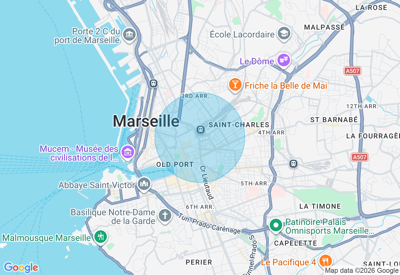 Carte de l'emplacement