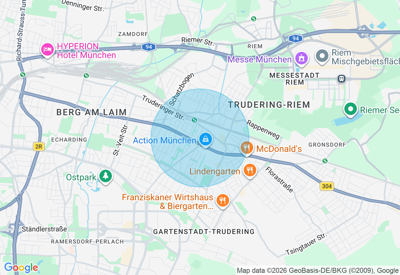 Kartenansicht der Location