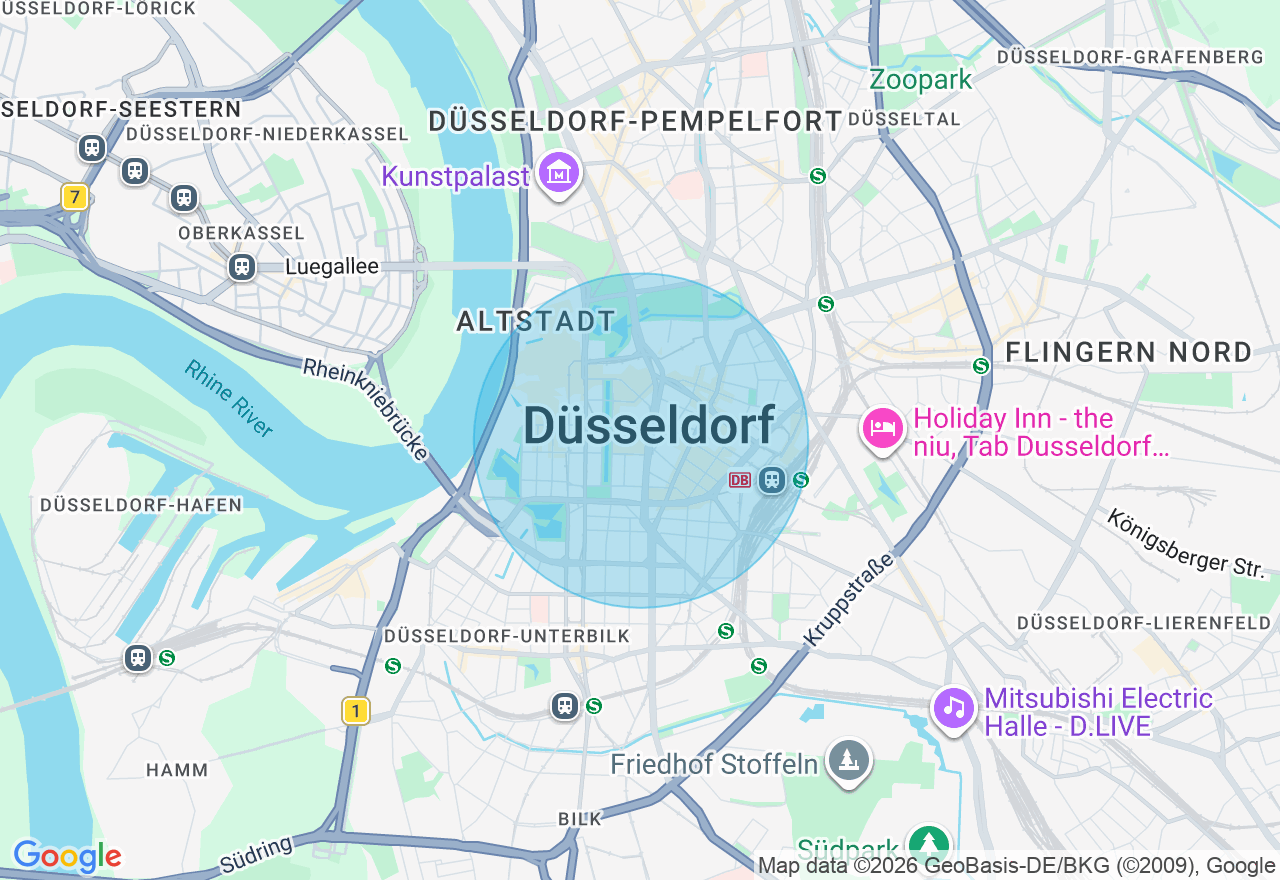 Kartenansicht der Location