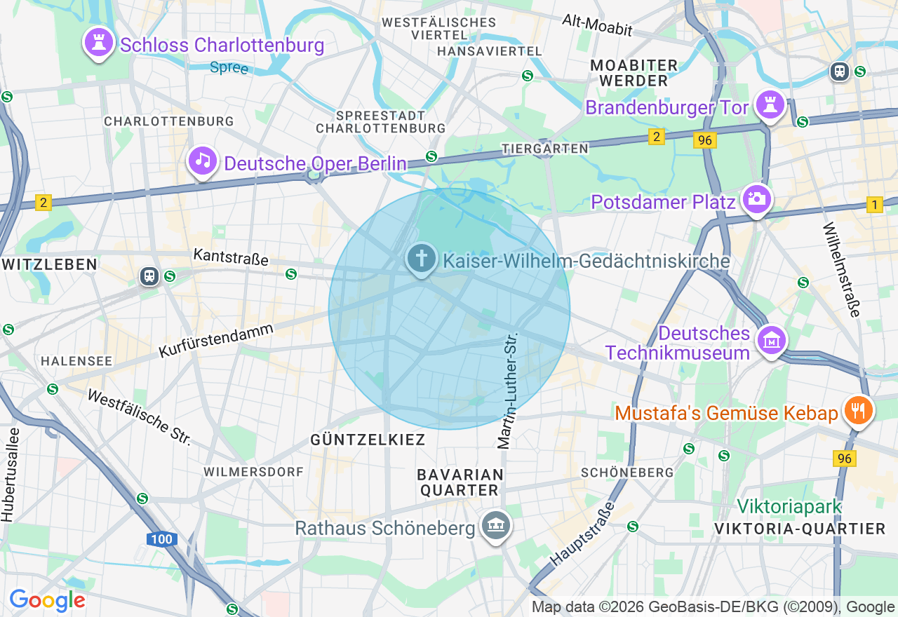 Kartenansicht der Location