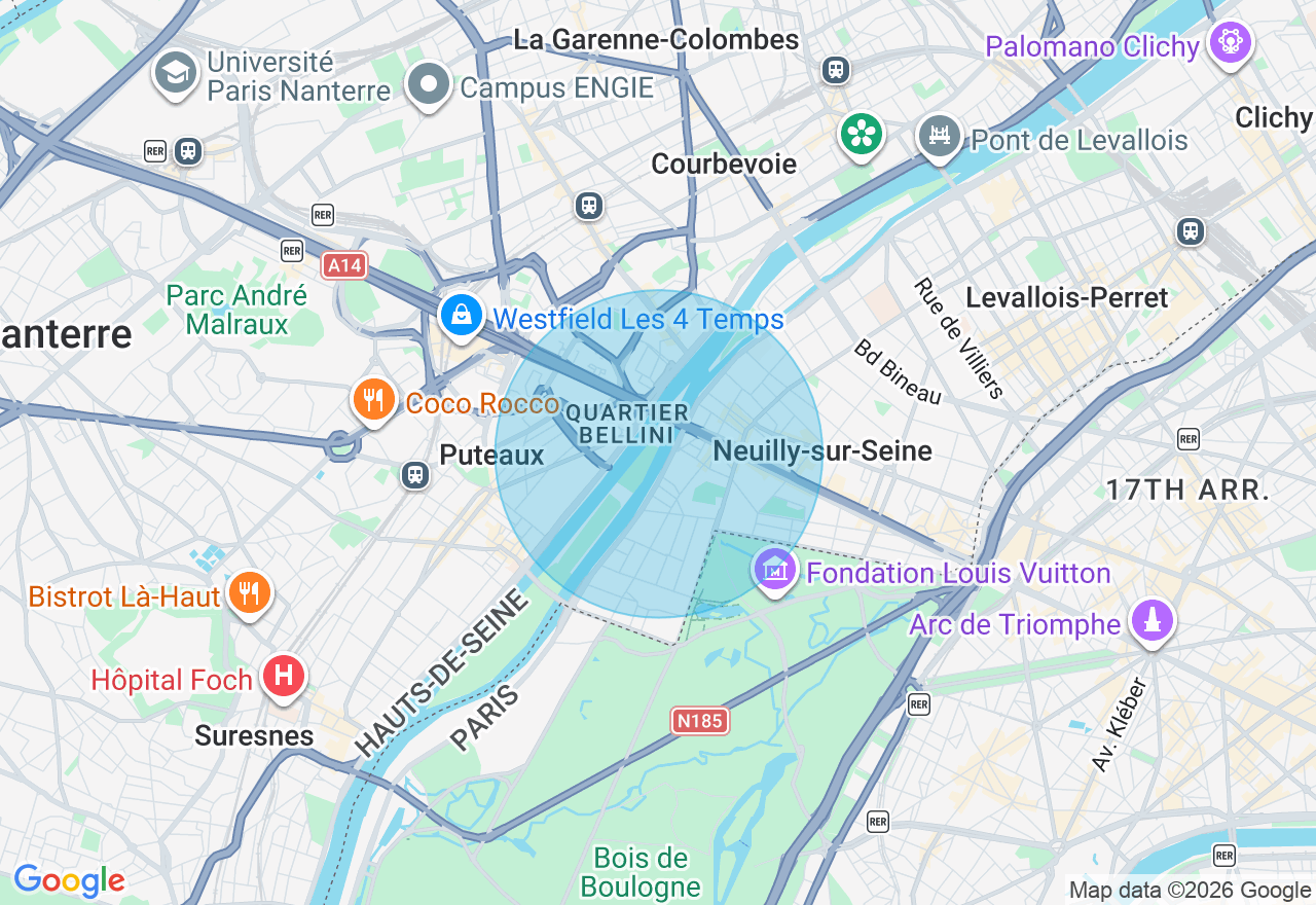 Carte de l'emplacement