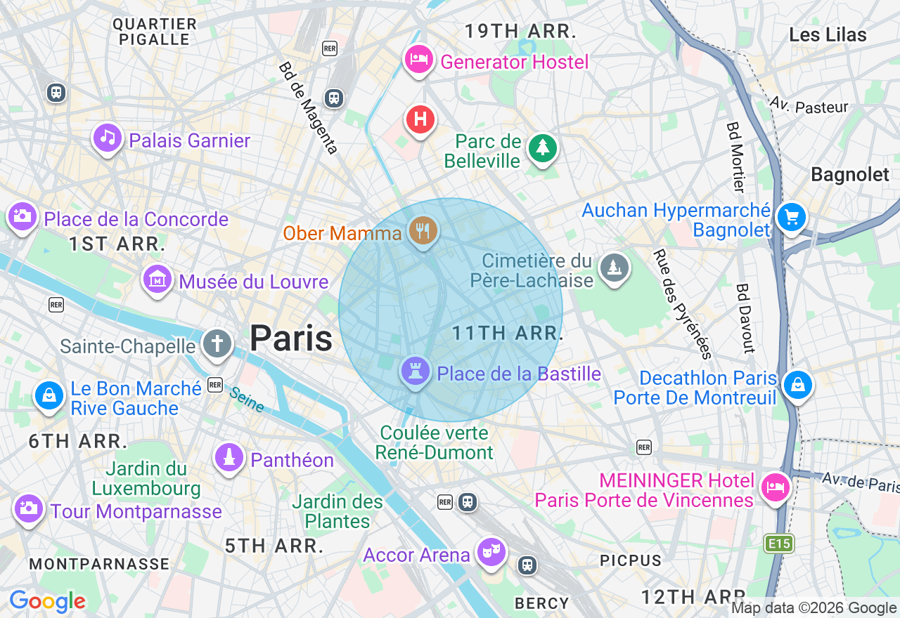 Carte de l'emplacement