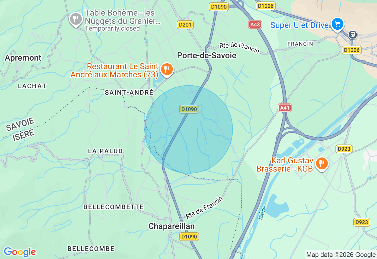 Carte de l'emplacement