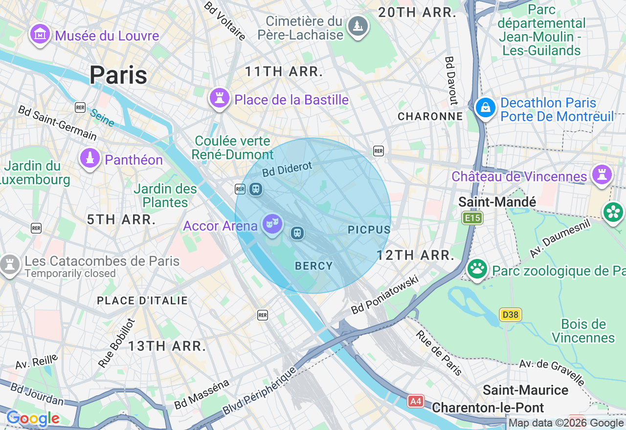 Carte de l'emplacement