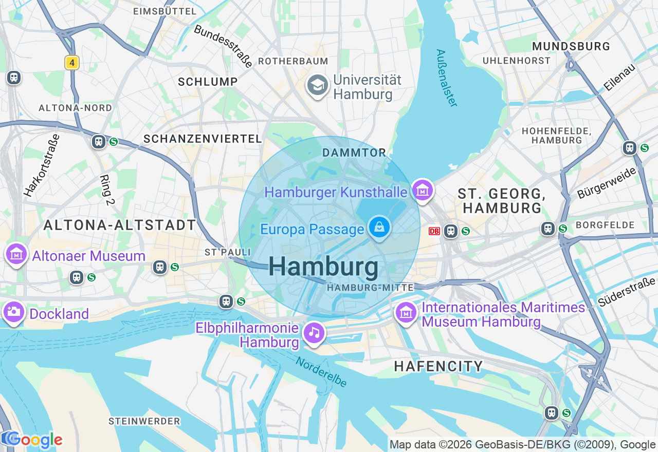 Kartenansicht der Location