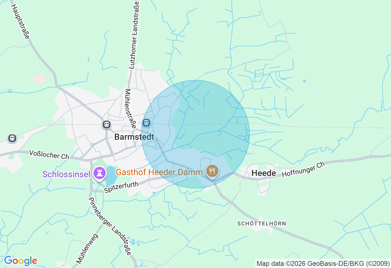 Kartenansicht der Location