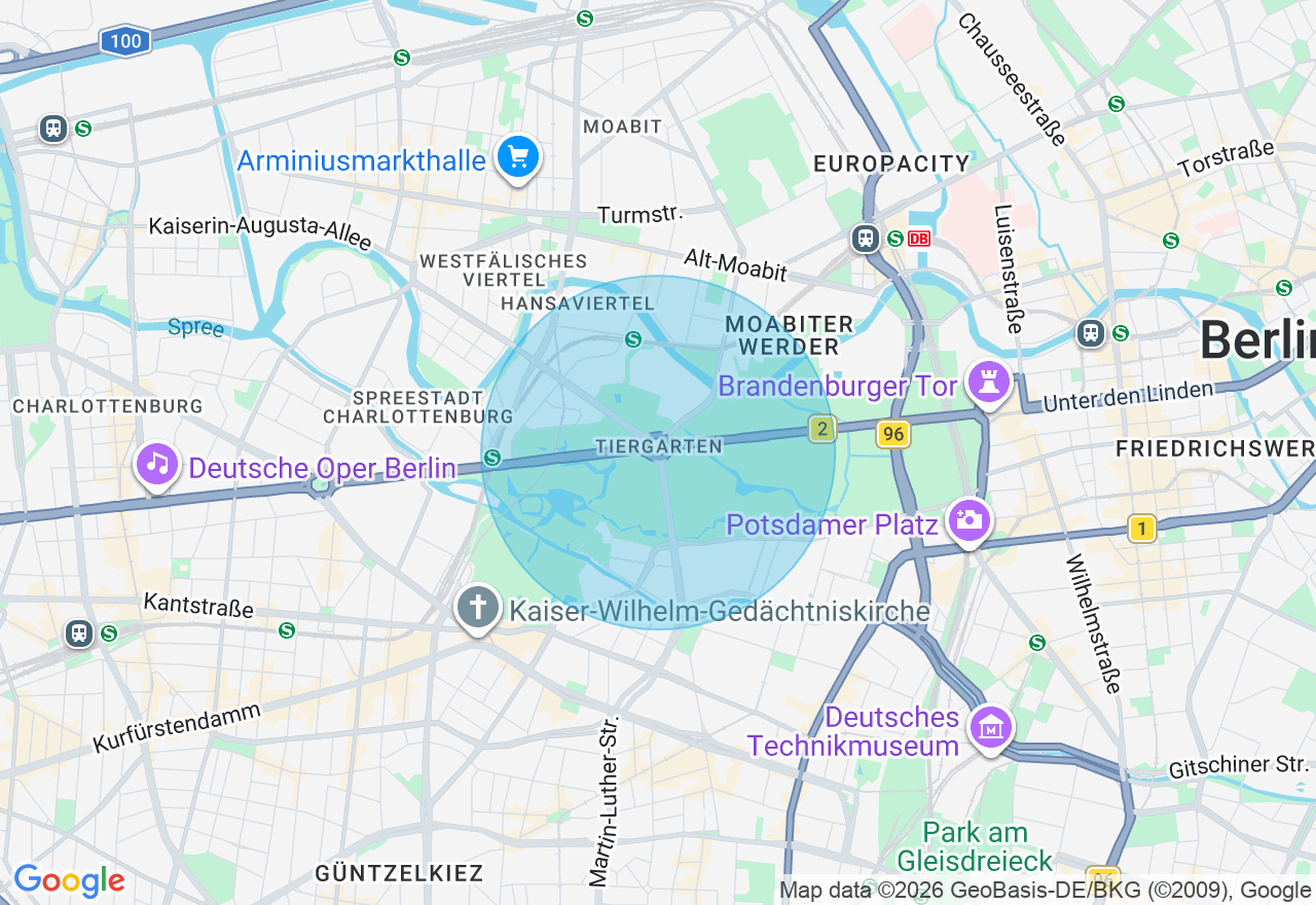 Kartenansicht der Location