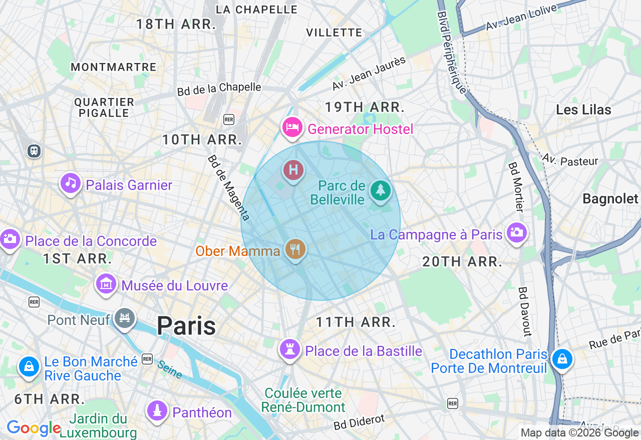 Carte de l'emplacement