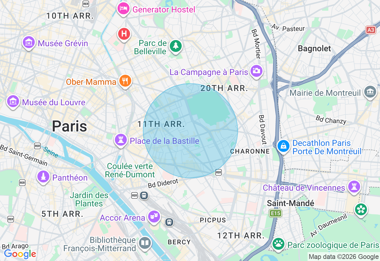 Carte de l'emplacement