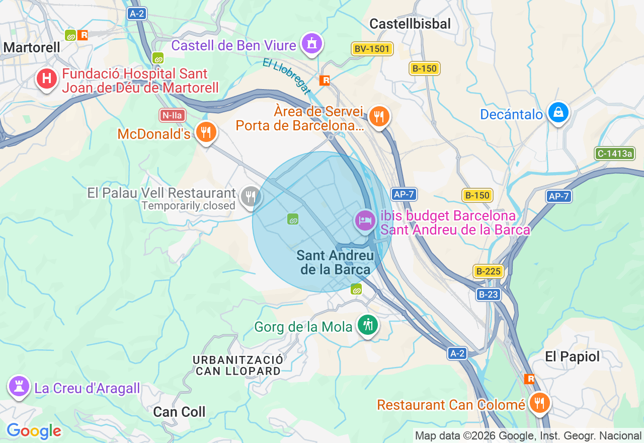Mapa de la ubicación