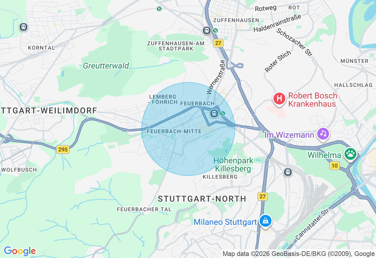 Kartenansicht der Location
