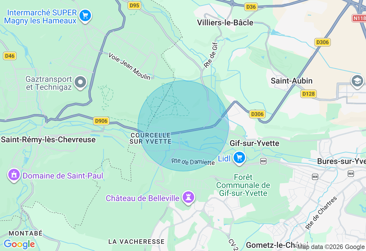 Carte de l'emplacement
