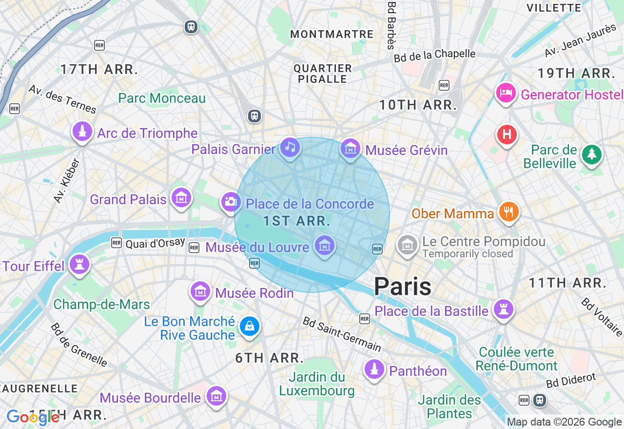 Carte de l'emplacement