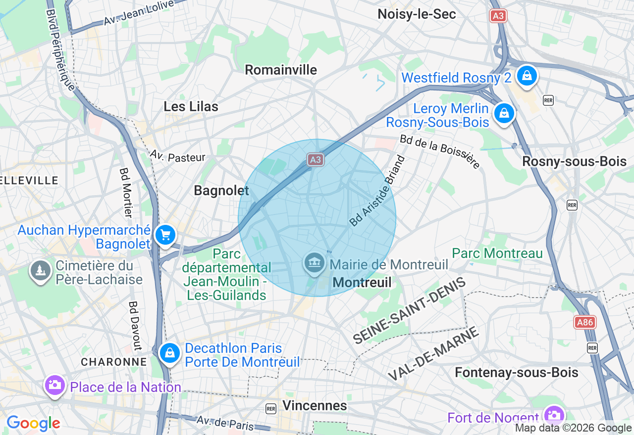 Carte de l'emplacement