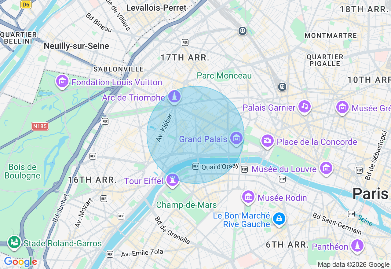 Carte de l'emplacement