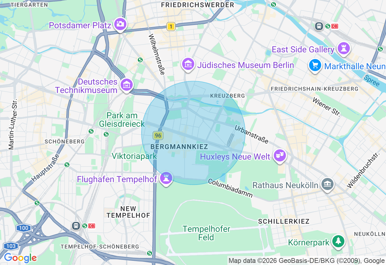 Kartenansicht der Location