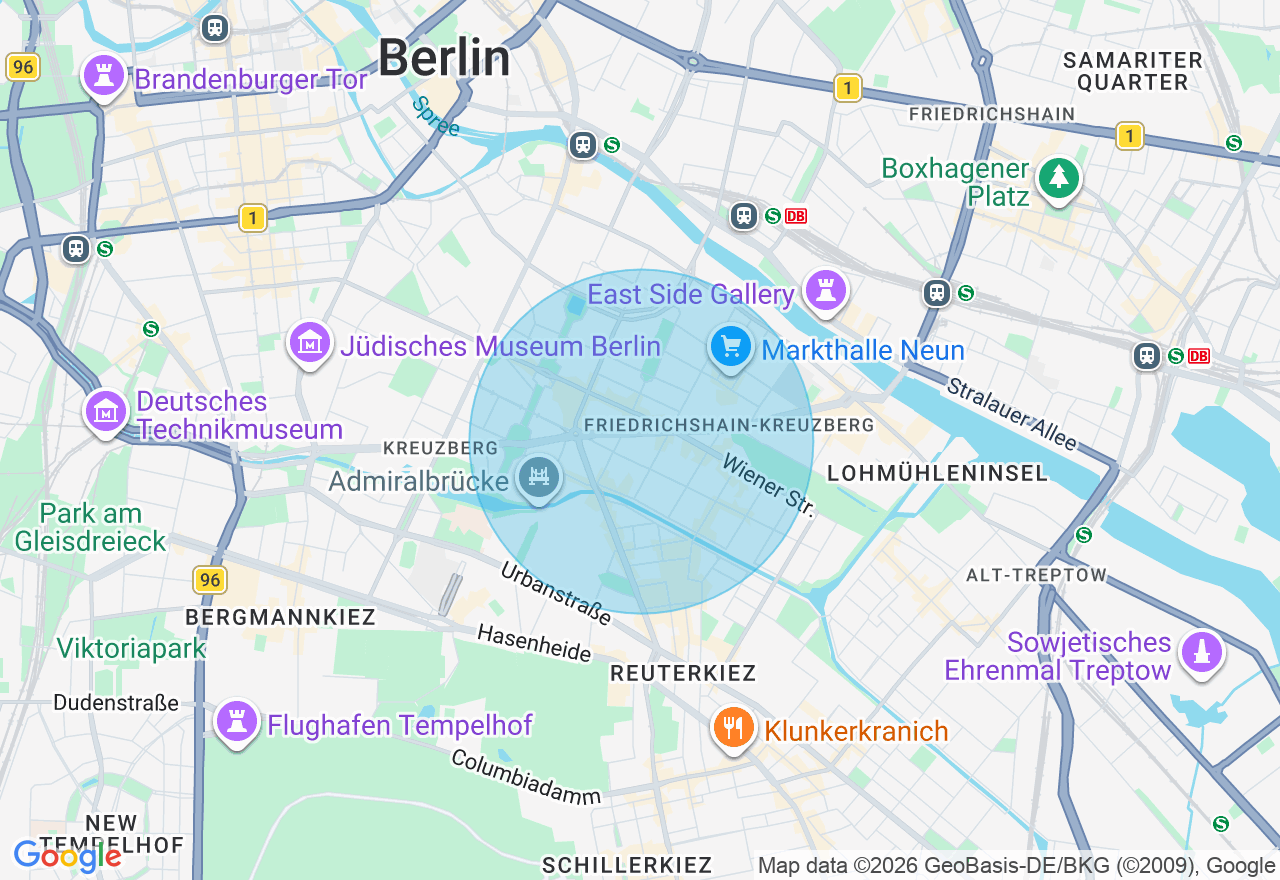 Kartenansicht der Location