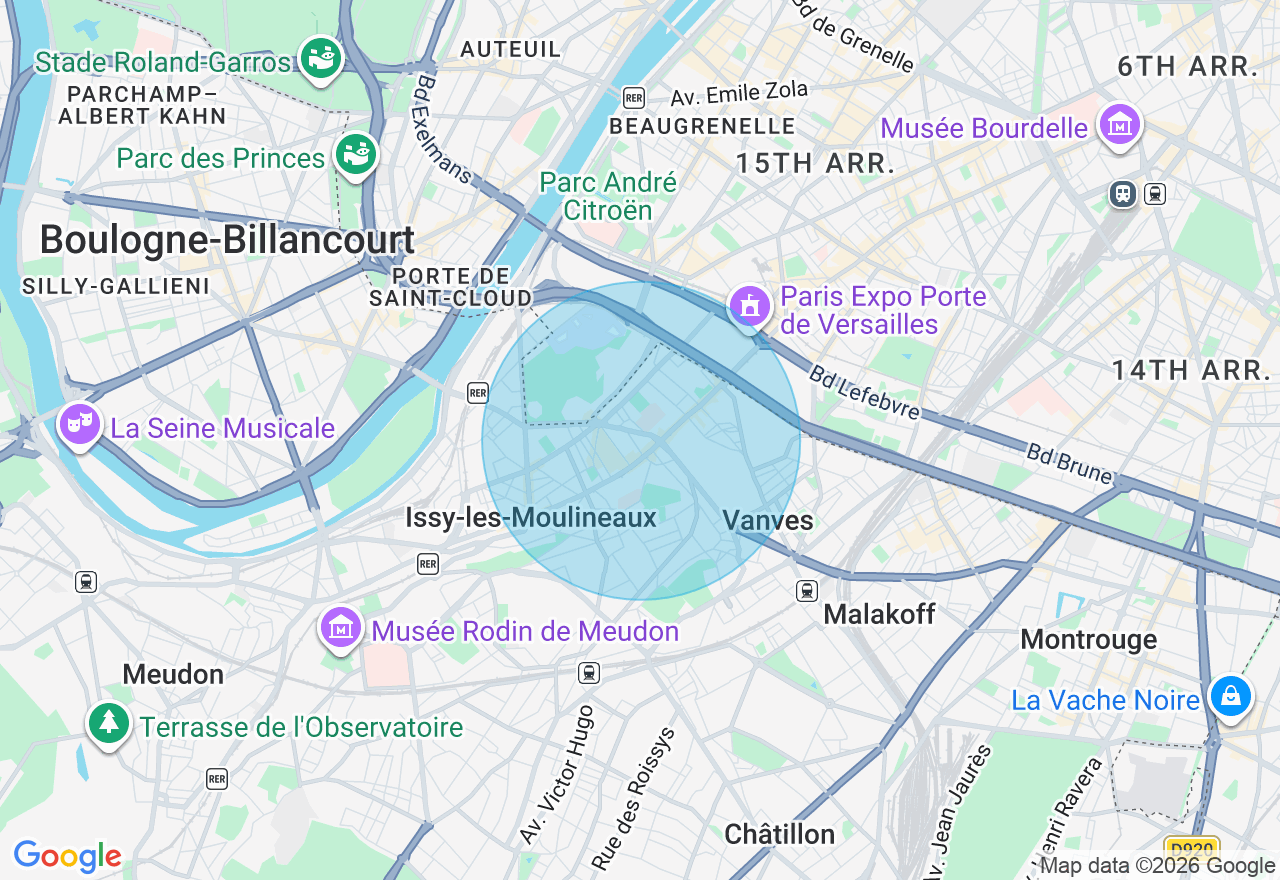 Carte de l'emplacement