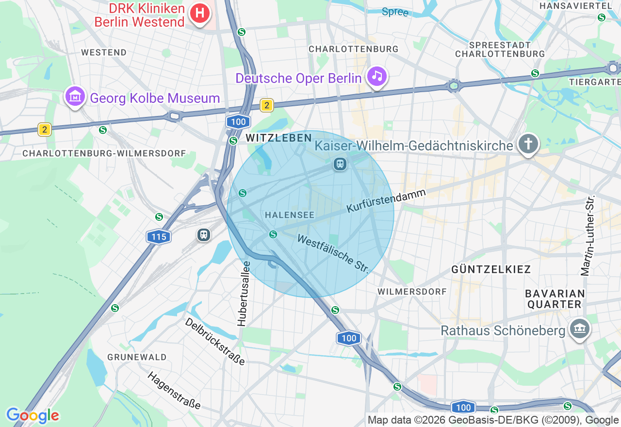 Kartenansicht der Location
