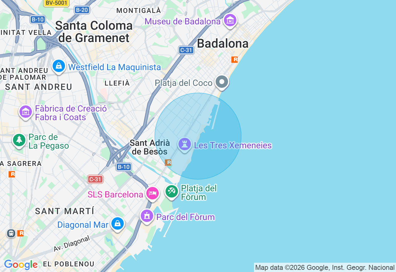 Mapa de la ubicación
